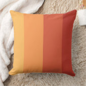 Warm colors - retro shades stripes クッション (ブランケット)