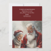 Warm Cookies Warmer Hugs Mrs Santa's Baking Story シーズンカード (裏面)