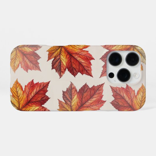 Warm & Cozy Autumn Phone Case iPhoneケース (裏面横)