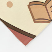 Warm & Cozy Red Panda Brew Fleece Blanket フリースブランケット (角)