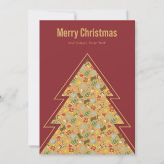Warm & Cozy Traditional Christmas Card シーズンカード
