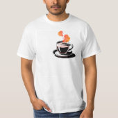 warm cup of coffee tシャツ (正面)