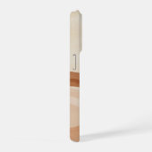 Warm Desert Sunrise Abstract Landscape Neutral iPhoneケース (右側面)