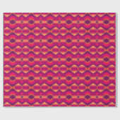 Warm Diamonds : Tribal モダン Giftアステカ紙 ラッピングペーパー (フラット)