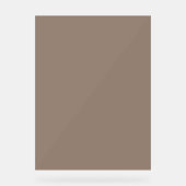 Warm Dusty Rose Background – Wedding Design アクリルサイン (正面)