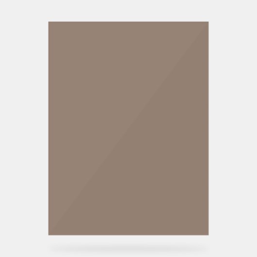 Warm Dusty Rose Background – Wedding Design アクリルサイン (正面)