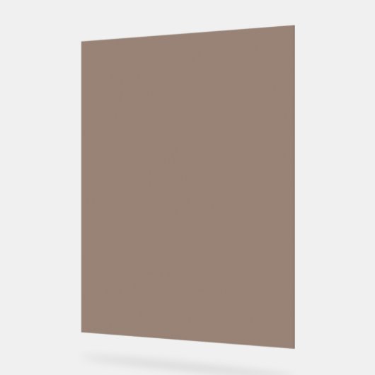 Warm Dusty Rose Background – Wedding Design アクリルサイン (傾斜)