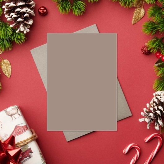 Warm Dusty Rose Background – Wedding Design アクリル招待状 (インサイチュ (クリスマス))