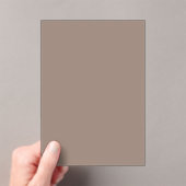 Warm Dusty Rose Background – Wedding Design アクリル招待状 (インサイチュ (ポータブル))