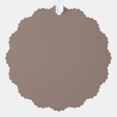 Warm Dusty Rose Background – Wedding Design オーナメントカード (裏面)