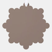 Warm Dusty Rose Background – Wedding Design オーナメントカード (裏面)