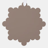 Warm Dusty Rose Background – Wedding Design オーナメントカード (正面)