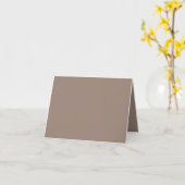 Warm Dusty Rose Background – Wedding Design カード (黄色い花)