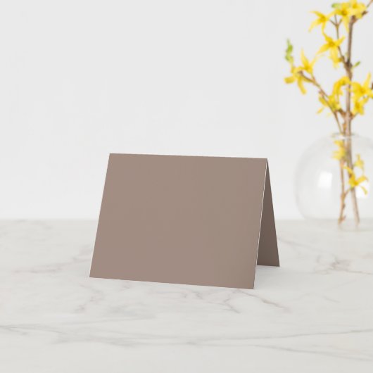 Warm Dusty Rose Background – Wedding Design カード (黄色い花)