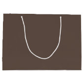 Warm Earthy Brown Large Gift Bag ラージペーパーバッグ (裏面)