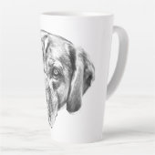 Warm Eyes in Harvest Glow カフェラテマグ (右アングル)