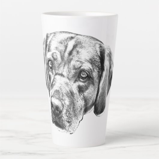 Warm Eyes in Harvest Glow カフェラテマグ (正面)