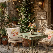 Warm Floral Growth Cushion クッション