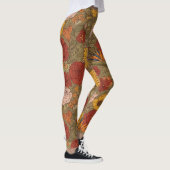 Warm Floral Patterned Legging レギンス (右)