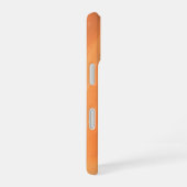 Warm Flowing Orange Abstract Marble Phone Case iPhone 16ケース (右側面)
