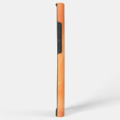 Warm Flowing Orange Abstract Marble Phone Case Samsung Galaxyケース (右側面)