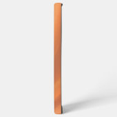 Warm Flowing Orange Abstract Marble Phone Case Samsung Galaxyケース (左側面)