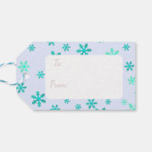 Warm Fuzzies & Winter Flurries Christmas Cat ギフトタグ (裏面横)