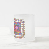 Warm gekleurde landschapjes met vrolijke lijst! フロストグラスマグカップ (正面左)