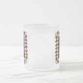 Warm gekleurde landschapjes met vrolijke lijst! フロストグラスマグカップ (中央)