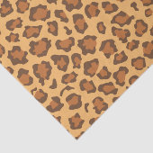 Warm Golden Brown Classic Leopard Print Decoupage 薄葉紙 (詳細)