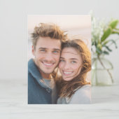 Warm Golden Candid Photo 招待状 (スタンド正面)