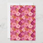 Warm Golden Candid Photo 招待状 (裏面)