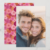 Warm Golden Candid Photo 招待状 (正面/裏面)