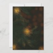 Warm Hand-Painted Reindeer Ornament Christmas  招待状 (裏面)