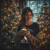 Warm Hearts Hot Cocoa Happy Holidays – Cozy Tシャツ