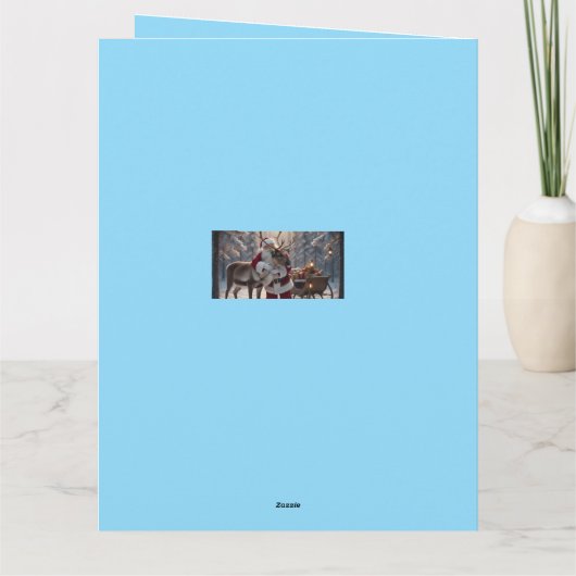 Warm Hugs in a Winter Wonderland カード (裏面)