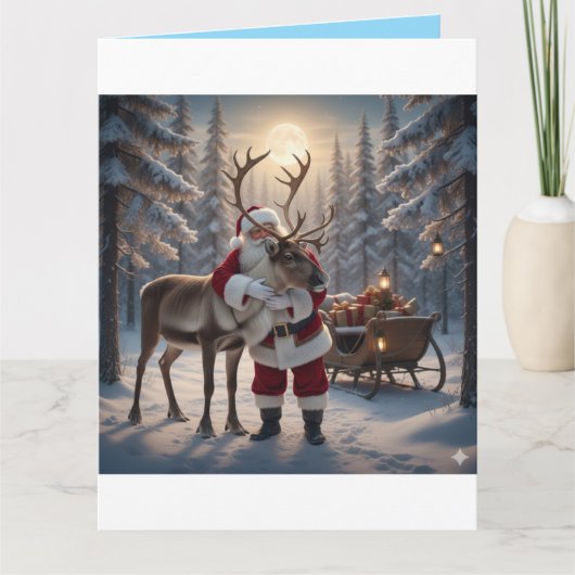 Warm Hugs in a Winter Wonderland カード (正面)