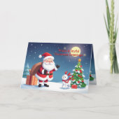 Warm & Joyful Christmas Greetings カード (正面)