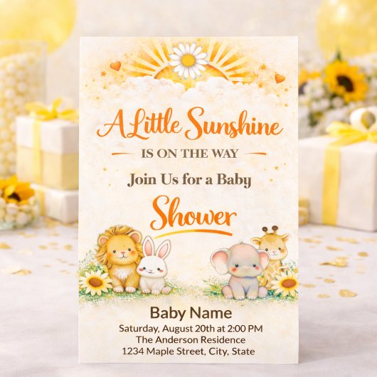 Warm Jungle Explorer Sun Aesthetic チラシ