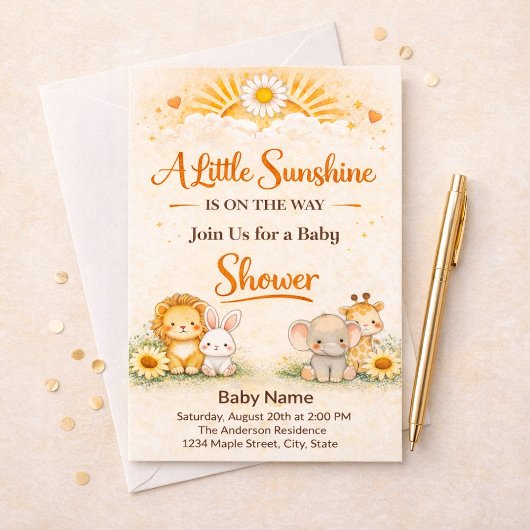 Warm Jungle Explorer Sun Aesthetic チラシ