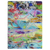 Warm Layers by Lydia's Art Sangria クリップボード (裏面)