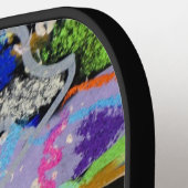 Warm Layers by Lydia's Art Sangria ピックルボールラケット (左詳細)