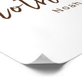 Warm Lion Mom Baby First Mothers Day Calm Love Art ポスター (角)