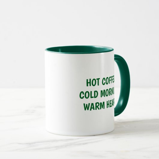 Warm Message Coffee Mug マグカップ (正面右)