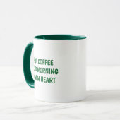 Warm Message Coffee Mug マグカップ (正面左)