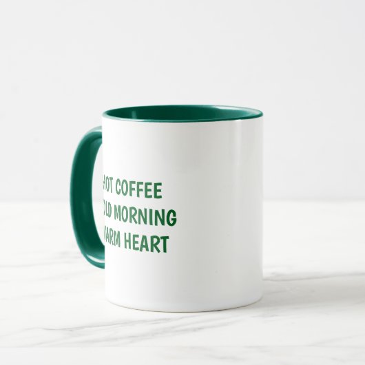 Warm Message Coffee Mug マグカップ (正面左)