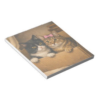 Warm Moments Cats in a Box Notepad ノートパッド