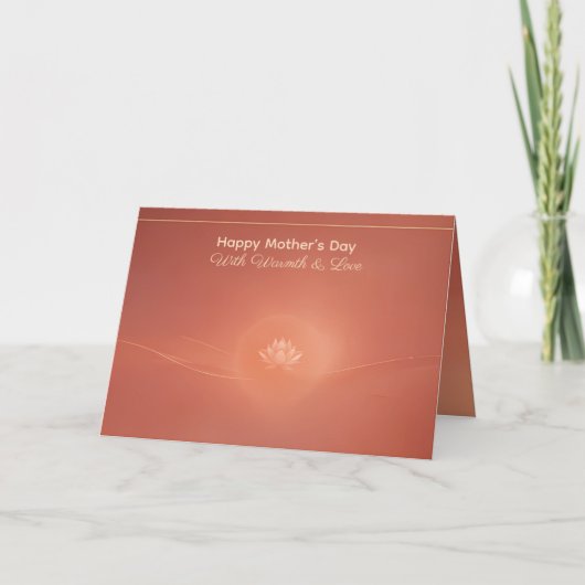 Warm Mother’s Day Cards for Acupuncture Clients カード (正面)