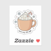 Warm Mug Calm Night Sticker | Cozy Winter Sticker  シール (シート)