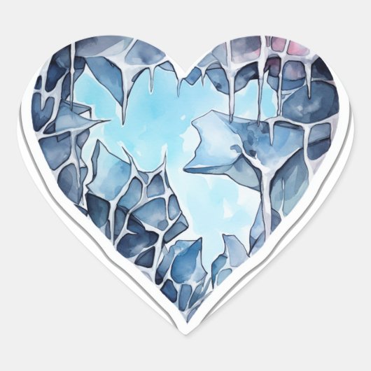 Warm my heart, personnalisé ハートシール (正面)